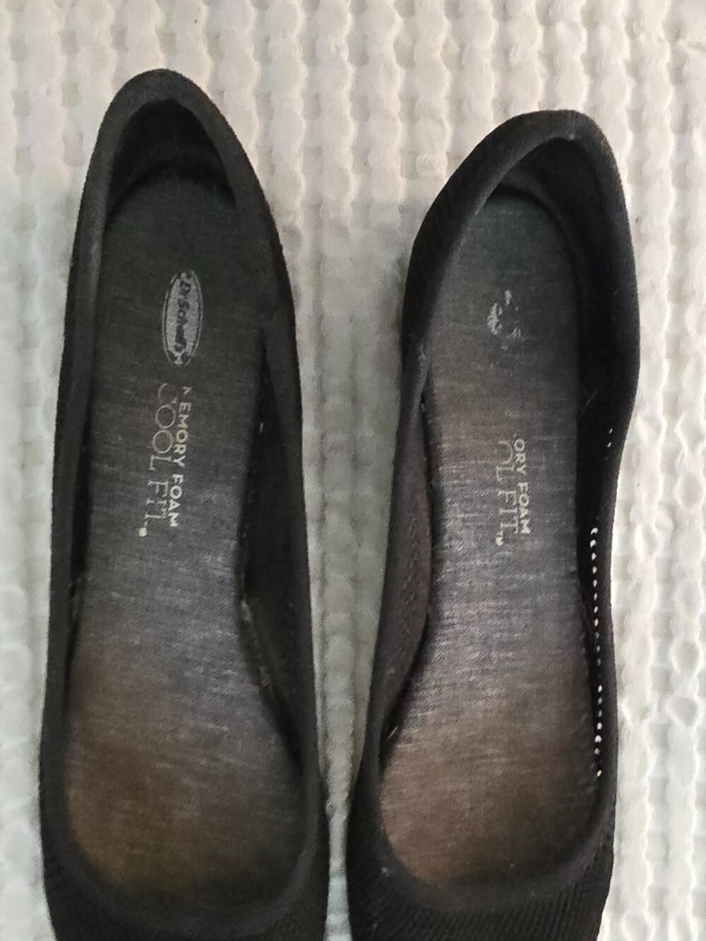 Cute comfy flats!  Mesh uppers; great for summer